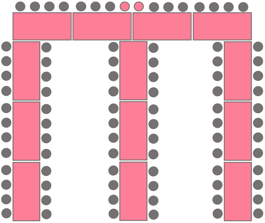Hochzeit Tischordnung Beispiel: E-Form