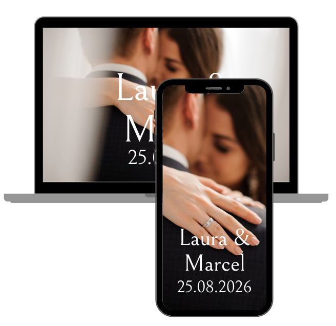 Hochzeitsplanung Homepage